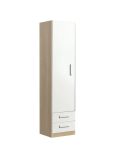 Armario Juvenil de 1 Puerta y 2 Cajones