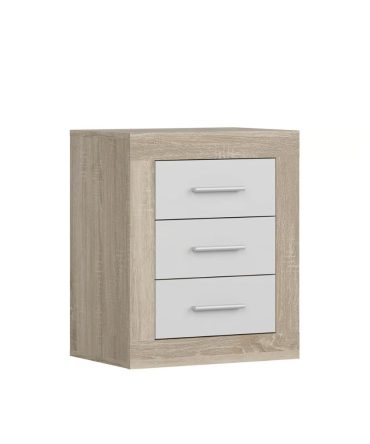 Mesita Moderna en Cambrian-Blanco - 60x50x35 cm