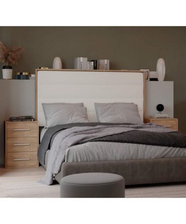 Dormitorio de Matrimonio Roble/Blanco