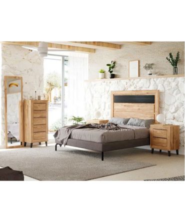 Dormitorio de Matrimonio Roble/Negro