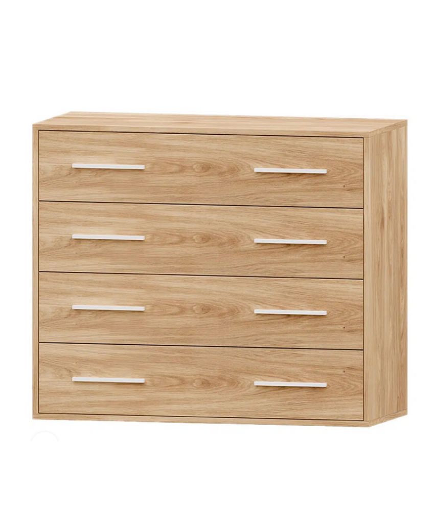 Dormitorio de Matrimonio Roble/Blanco