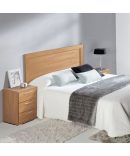 Dormitorio de Matrimonio con Cabezal y Mesitas de Cerezo