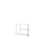 Estantería con Estructura de Metal - Estante Fijo - Negro o Crema