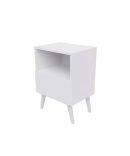 Mueble Auxiliar Compacto y Moderno con 1 Cajón - Melamina