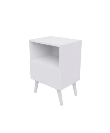 Mueble Auxiliar Compacto y Moderno con 1 Cajón - Melamina
