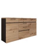 Aparador de 3 Puertas y 2 Cajones