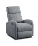 Sillón Relax Manual con Palanca - Tapizado en Gris