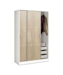 Armario Juvenil de Puertas Correderas con Cajonera Interior