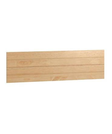 Cabezal de Madera de Pino para Colchón 135/150 cm - Blanco Lavado y Miel Roble