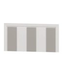 Cabecero de Cama Blanco/Plata