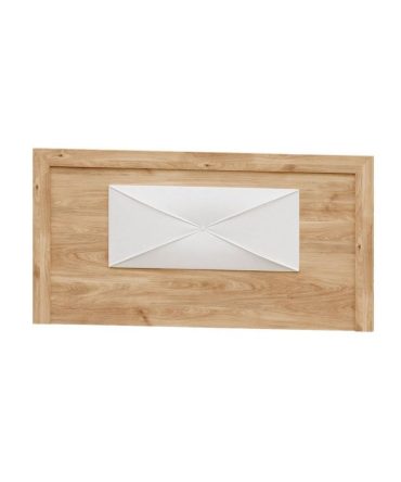 Cabecero de Cama Roble Tapizado Blanco