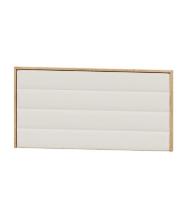 Cabecero de Cama Roble Tapizado Polipiel Franjas