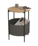 Mesa de Centro con Bolsa de Tela – C/Safir-Negro