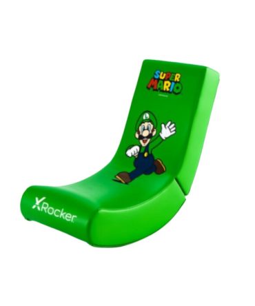 Silla Gaming X Rocker Super Mario Luigi Edition - Verde y Amarillo
