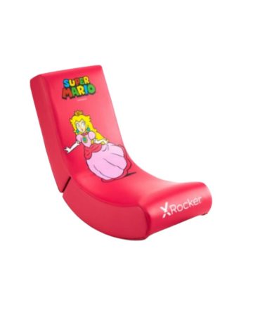 Silla Gaming X Rocker Super Mario Princess Peach - Rosa y Rojo
