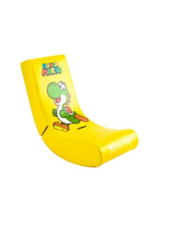 Silla Gaming X Rocker Super Mario Yoshi - Verde y Amarillo