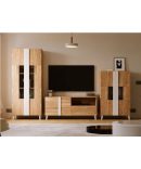 Mueble de Salón Roble/Blanco