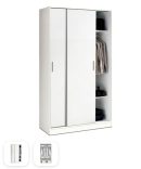 Armario Ropero con Puertas Correderas y División Central