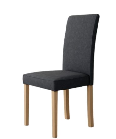 Silla Tapizada con Patas de Madera - Disponible en Dos Colores