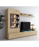 Composición Comedor en Color Nuez Ébano