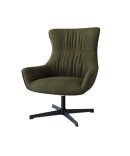 Butaca Giratoria 360 Tapizada – Color Gris o Verde, Estilo Moderno