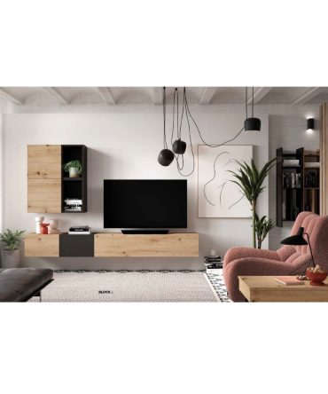 Composición de Comedor Modular Artisan/Ebano